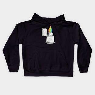 Rainbow Lighter Kids Hoodie